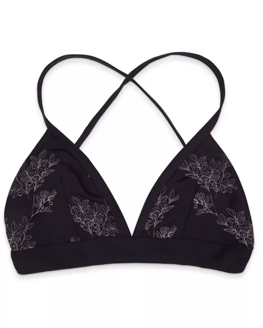 Eco ECONYL® Bikini Top Black