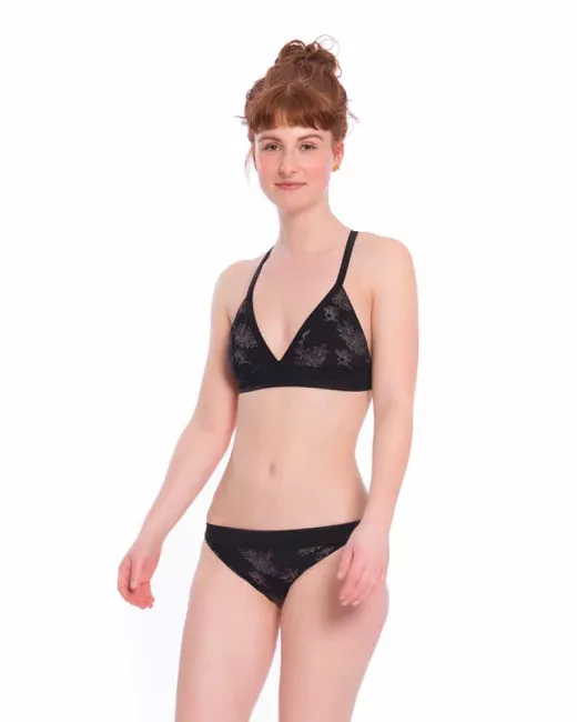Eco ECONYL® Bikini Panty Black Eco ECONYL® Bikini Panty Black