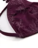 Eco Triangle ECONYL® Bikini Top Dark Purple