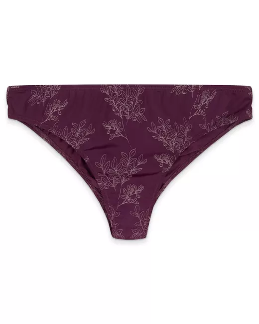 Eco Triangle ECONYL® Bikini Panty Dark Purple