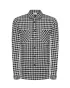 BLEED – Small Checks Shirt Black