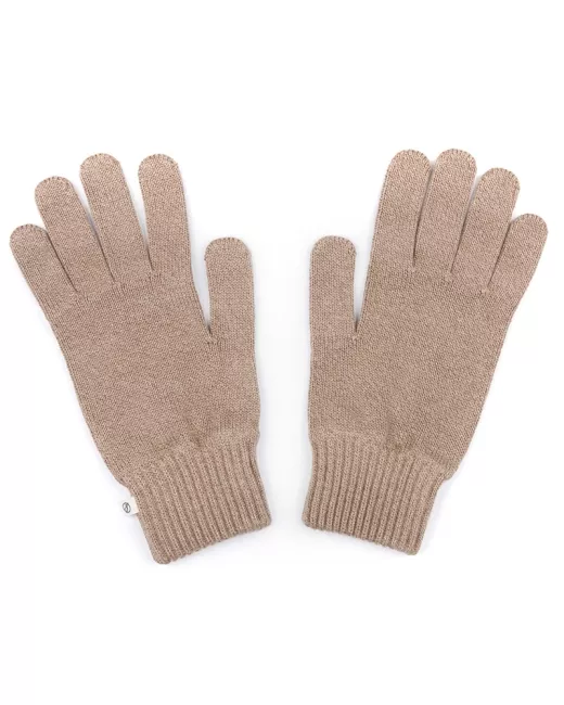 Eco Knitted Gloves Taupe