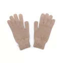 Eco Knitted Gloves Taupe