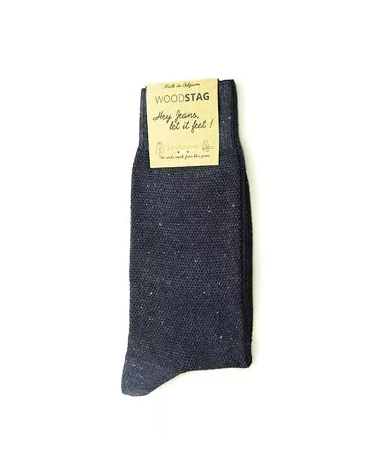 WOODSTAG – Chaussettes en jeans recyclé – Gris