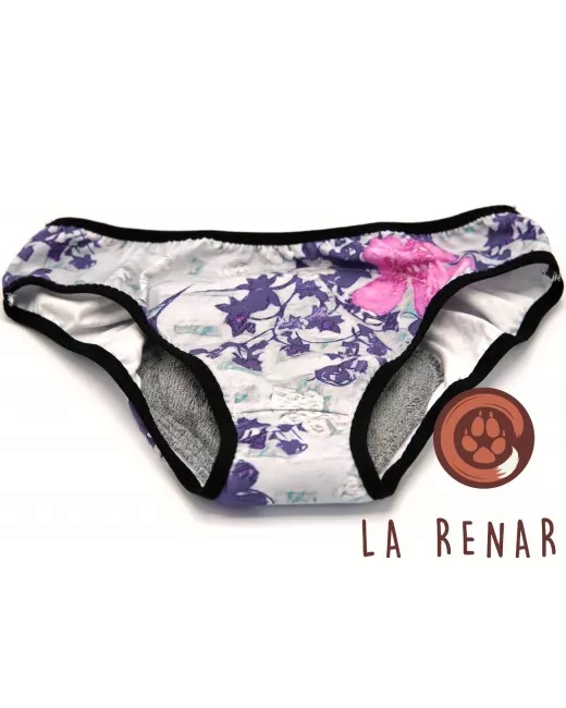 La Renarde – Culotte Menstruelle – Fleurs d’amandier