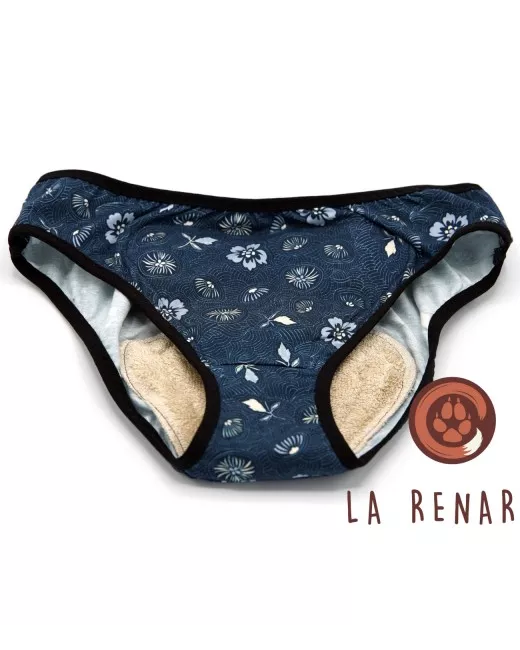 La Renarde – Culotte Menstruelle – Sakura Bleu