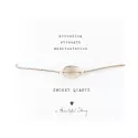 Gemstone Card Smokey Quartz Silver Bracelet
