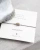 Gemstone Card Labradorite Silver Bracelet