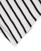 BLEED – Easy-Stripe Dress – Offwhite/Black