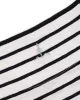 BLEED – Easy-Stripe Dress – Offwhite/Black