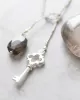 Nova Smokey Quartz Silver Necklace