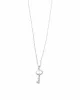 Delicate Key Silver Necklace