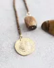 Fairy Tijgeroog Boom Goud Ketting