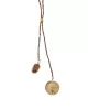 Collier Fairy Tiger Eye Tree of life Gold