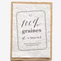 Seeded card - 100% Graines d'amour