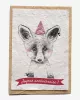 Seeded card - Joyeux anniversaire Animaux