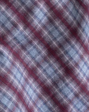 MR MANCHETTE – Jupe LIZ – Flanel Bordeaux/Blue MR MANCHETTE – Jupe LIZ – Flanel Bordeaux/Blue