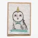 Seeded card - Joyeux anniversaire Animaux