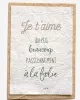 Growing paper – Carte ensemencée – Je t’aime