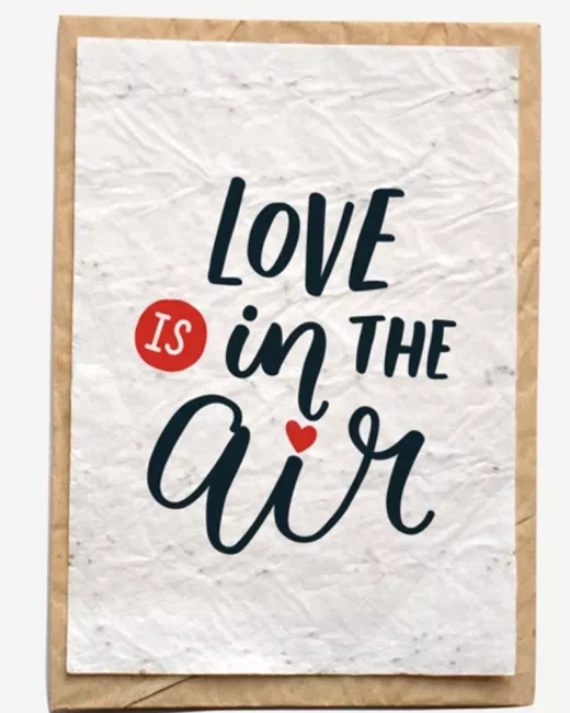 Bloeikaart - Love is in the air