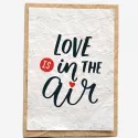 Carte ensemencée – Love is in the air