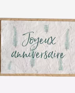 Bloeikaart - Joyeux anniversaire Bloeikaart - Joyeux anniversaire