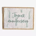 Carte ensemencée – Joyeux anniversaire