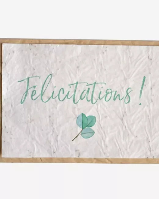 Seeded card - Félicitations