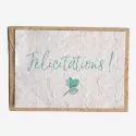 Seeded card - Félicitations