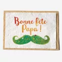 Carte ensemencée – Bonne fête Papa