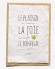 Growing paper – Carte ensemencée – Plaisir, joie, bonheur