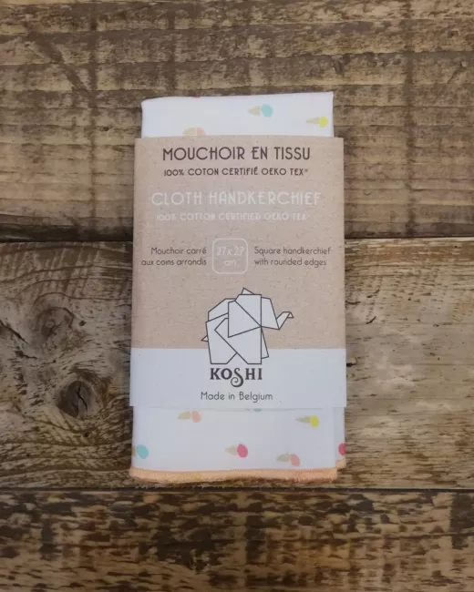 MOUCHOIRS KOSHI – Mouchoir Solo Small – Cornet