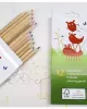 Ecobos - Crayons de couleurs en bois naturel FSC 100% - A l'unité ou par 12
