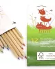 Ecobos - Crayons de couleurs en bois naturel FSC 100% - A l'unité ou par 12