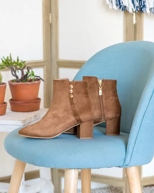 Minuit sur Terre – Bottines Frégate – Noisette Minuit sur Terre – Bottines Frégate – Noisette