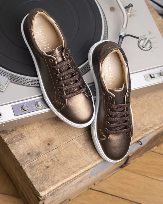 Minuit sur Terre  – Baskets Virevolte – Bronze Minuit sur Terre  – Baskets Virevolte – Bronze