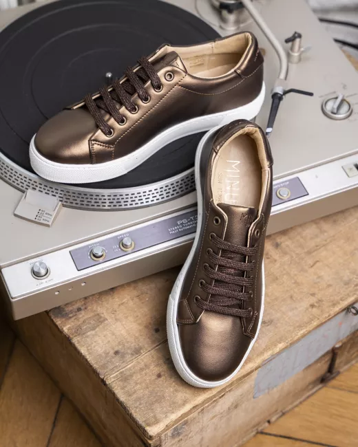 Minuit sur Terre  – Baskets Virevolte – Bronze Minuit sur Terre  – Baskets Virevolte – Bronze