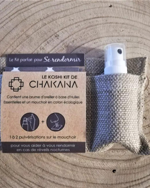 MOUCHOIRS KOSHI – Kit Huile essentielle – Se rendormir