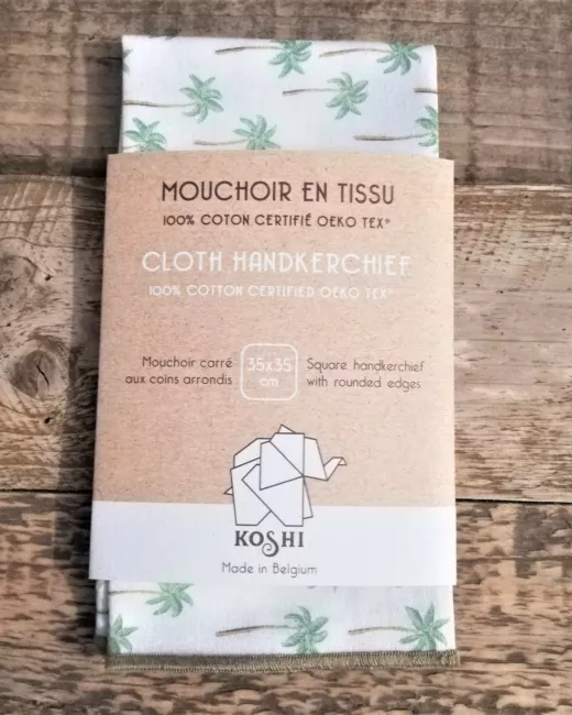MOUCHOIRS KOSHI – Mouchoir Solo Large – Coconuts