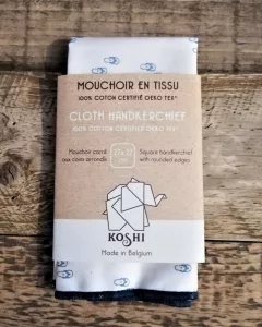 MOUCHOIRS KOSHI – Mouchoir Solo Small – Clapettes MOUCHOIRS KOSHI – Mouchoir Solo Small – Clapettes