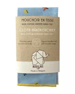 MOUCHOIRS KOSHI - Zakdoek Solo Small - Voyages MOUCHOIRS KOSHI - Zakdoek Solo Small - Voyages