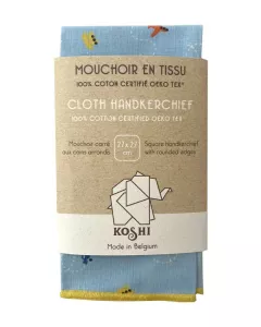 MOUCHOIRS KOSHI – Mouchoir Solo Small – Voyages MOUCHOIRS KOSHI – Mouchoir Solo Small – Voyages